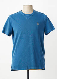 T-shirt broderie manches courtes bleu U.S. POLO ASSN homme