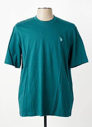T-shirt broderie manches courtes vert U.S. POLO ASSN homme
