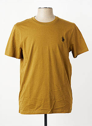 T-shirt broderie manches courtes vert U.S. POLO ASSN homme