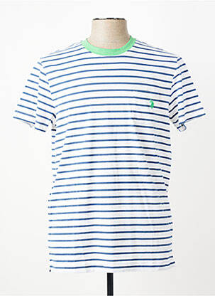 T-shirt coupe cintrée manches courtes bleu U.S. POLO ASSN homme