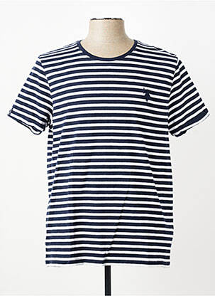 T-shirt coupe cintrée manches courtes bleu U.S. POLO ASSN homme