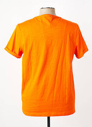 T-shirt broderie manches courtes orange U.S. POLO ASSN homme