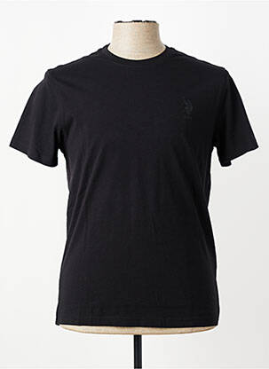 T-shirt broderie manches courtes noir U.S. POLO ASSN homme