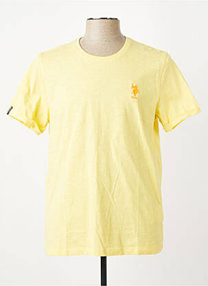 T-shirt broderie manches courtes jaune U.S. POLO ASSN homme