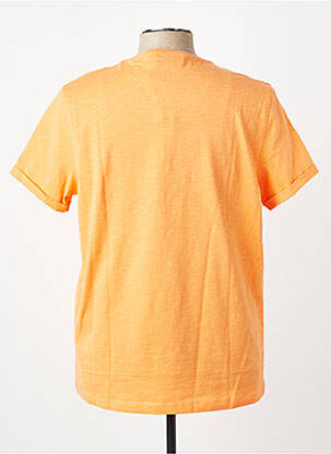 T-shirt broderie manches courtes orange clair U.S. POLO ASSN homme