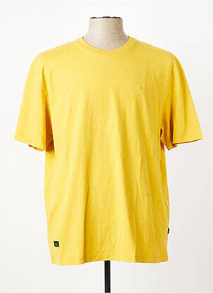 T-shirt broderie manches courtes jaune CAMEL ACTIVE homme