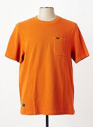 T-shirt coupe cintrée manches courtes orange CAMEL ACTIVE homme