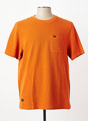 T-shirt coupe cintrée manches courtes orange CAMEL ACTIVE homme