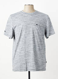 T-shirt tissage chiné manches courtes gris CAMEL ACTIVE homme