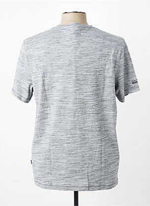 T-shirt tissage chiné manches courtes gris CAMEL ACTIVE homme
