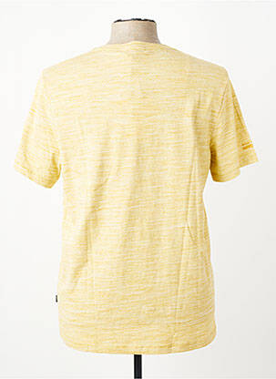 T-shirt tissage chiné manches courtes jaune CAMEL ACTIVE homme