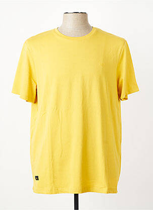 T-shirt broderie manches courtes jaune CAMEL ACTIVE homme