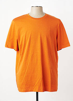 T-shirt broderie manches courtes orange clair CAMEL ACTIVE homme