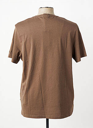 T-shirt coupe cintrée manches courtes marron CAMEL ACTIVE homme