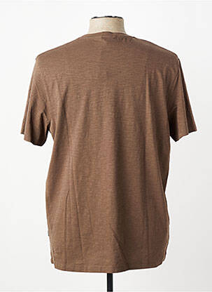 T-shirt coupe cintrée manches courtes marron CAMEL ACTIVE homme