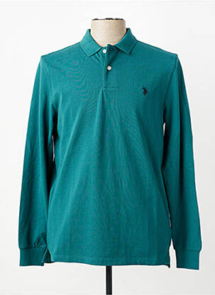 Polo manches longues manches longues vert U.S. POLO ASSN homme