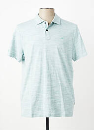 Polo tissage chiné manches courtes vert CAMEL ACTIVE homme