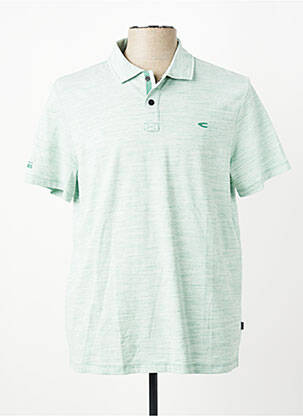 Polo tissage chiné manches courtes vert clair CAMEL ACTIVE homme