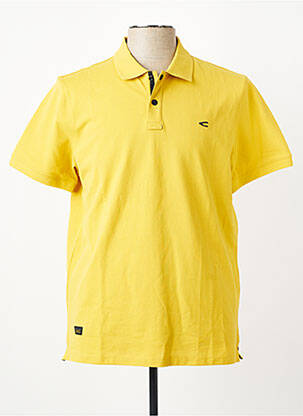 Polo stretch manches courtes jaune CAMEL ACTIVE homme