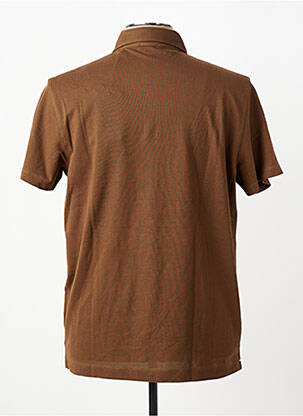 Polo stretch manches courtes marron U.S. POLO ASSN homme