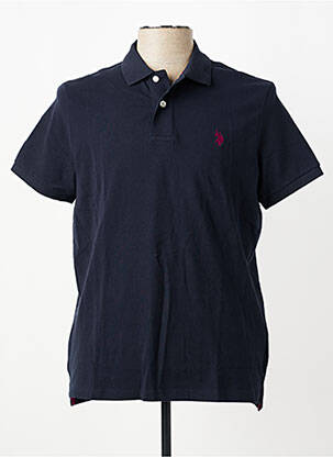 Polo stretch manches courtes bleu U.S. POLO ASSN homme