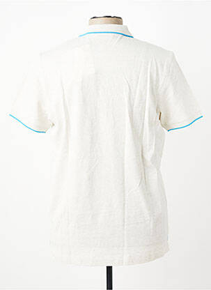 Polo tissage chiné manches courtes beige U.S. POLO ASSN homme