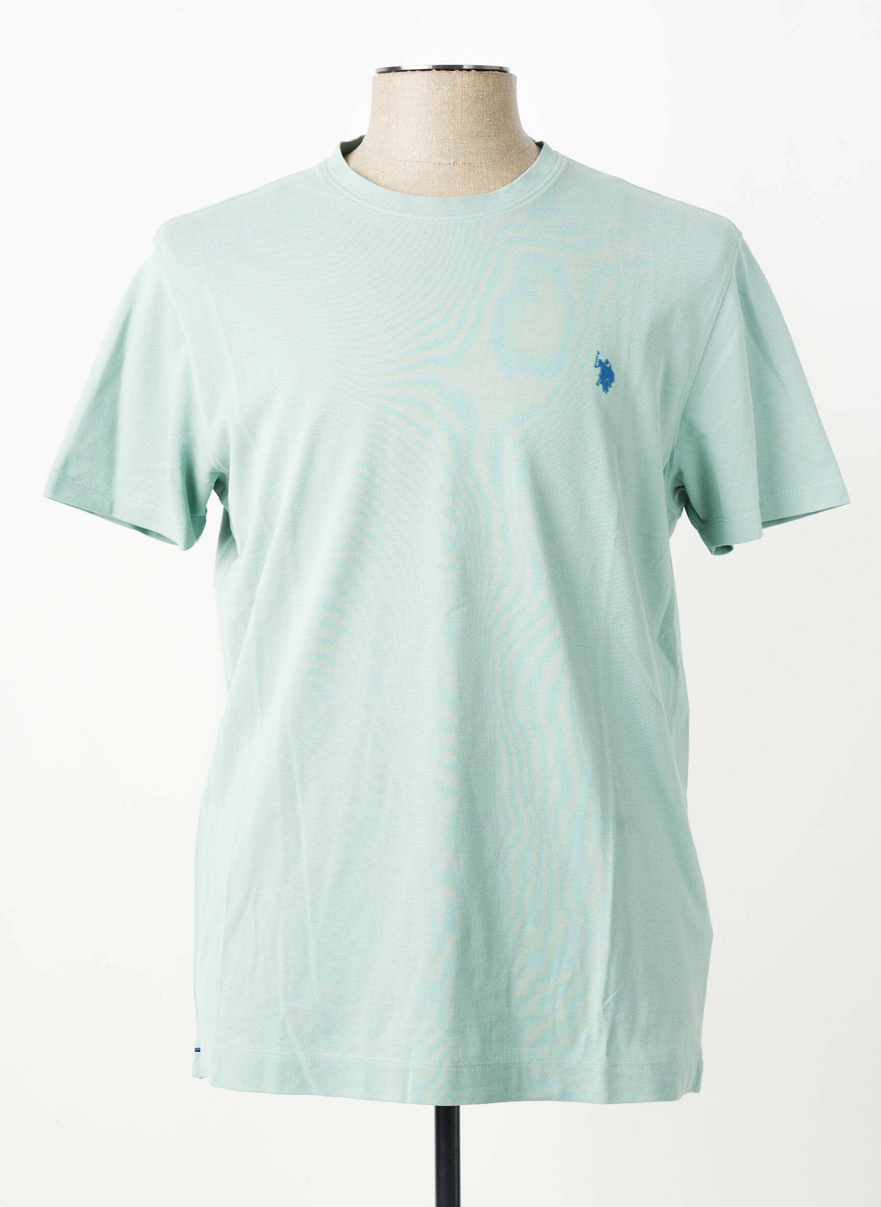 T-shirt broderie manches courtes vert U.S. POLO ASSN homme