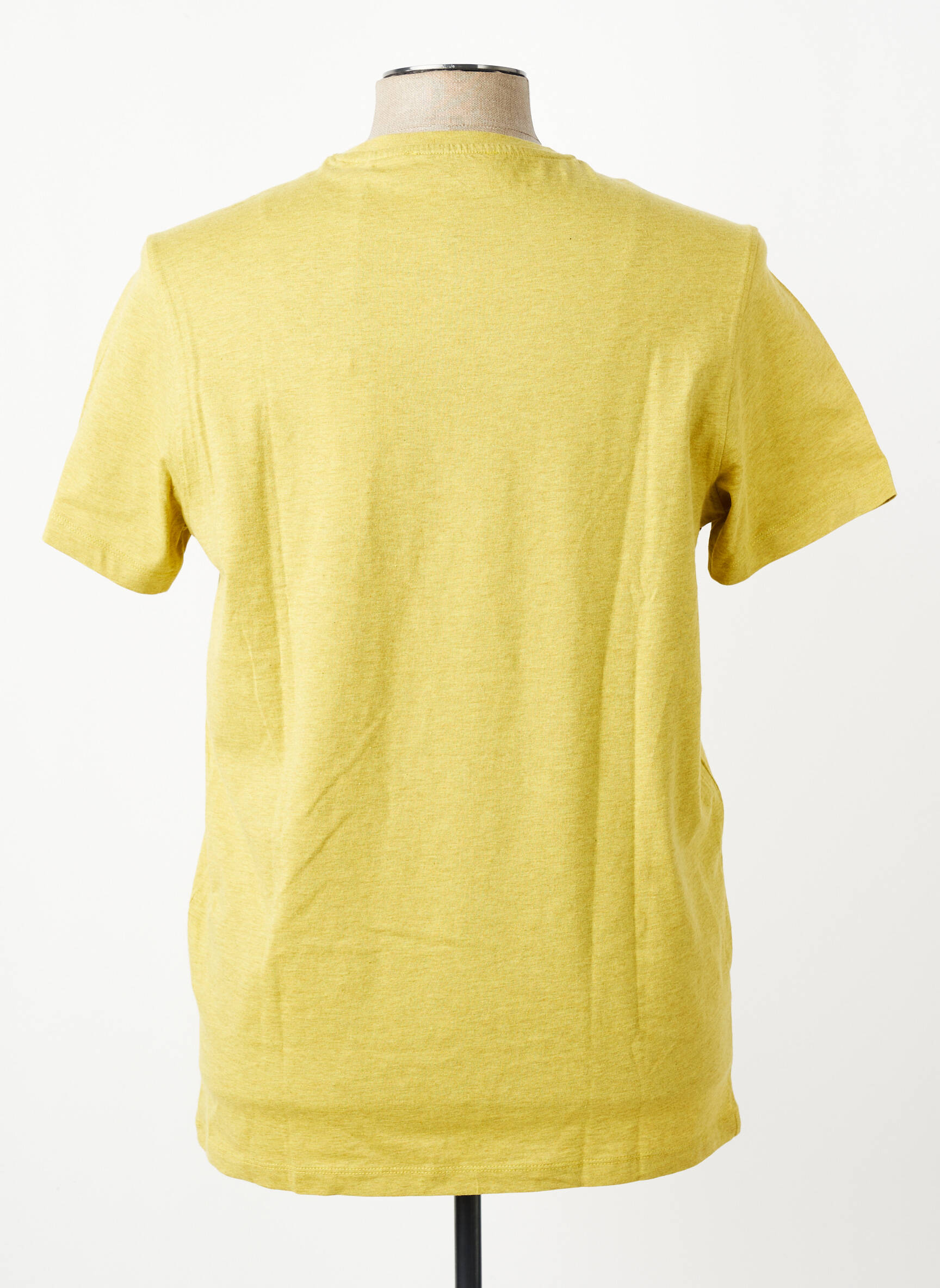 T-shirt tissage chiné manches courtes vert U.S. POLO ASSN homme