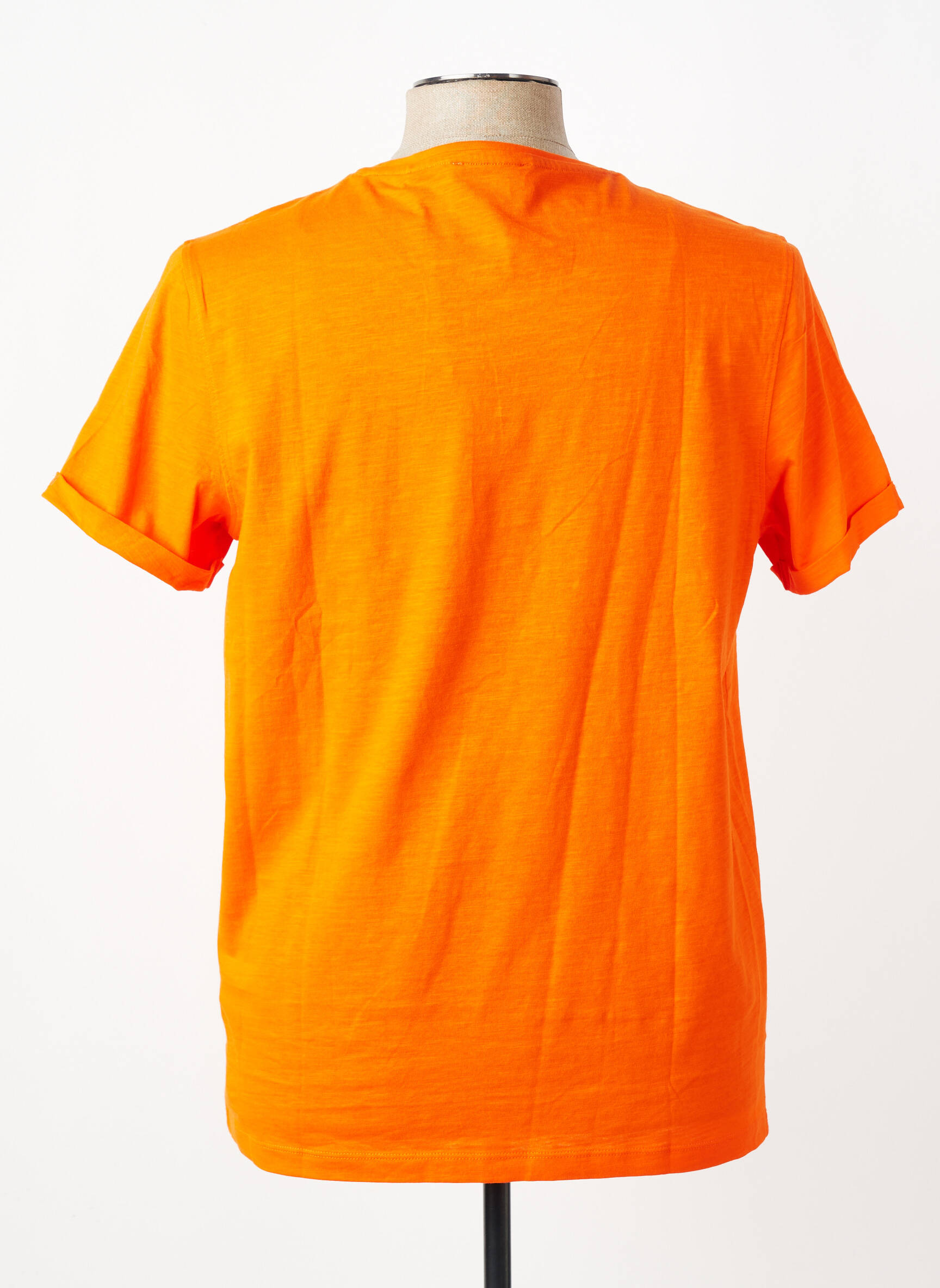 T-shirt broderie manches courtes orange U.S. POLO ASSN homme