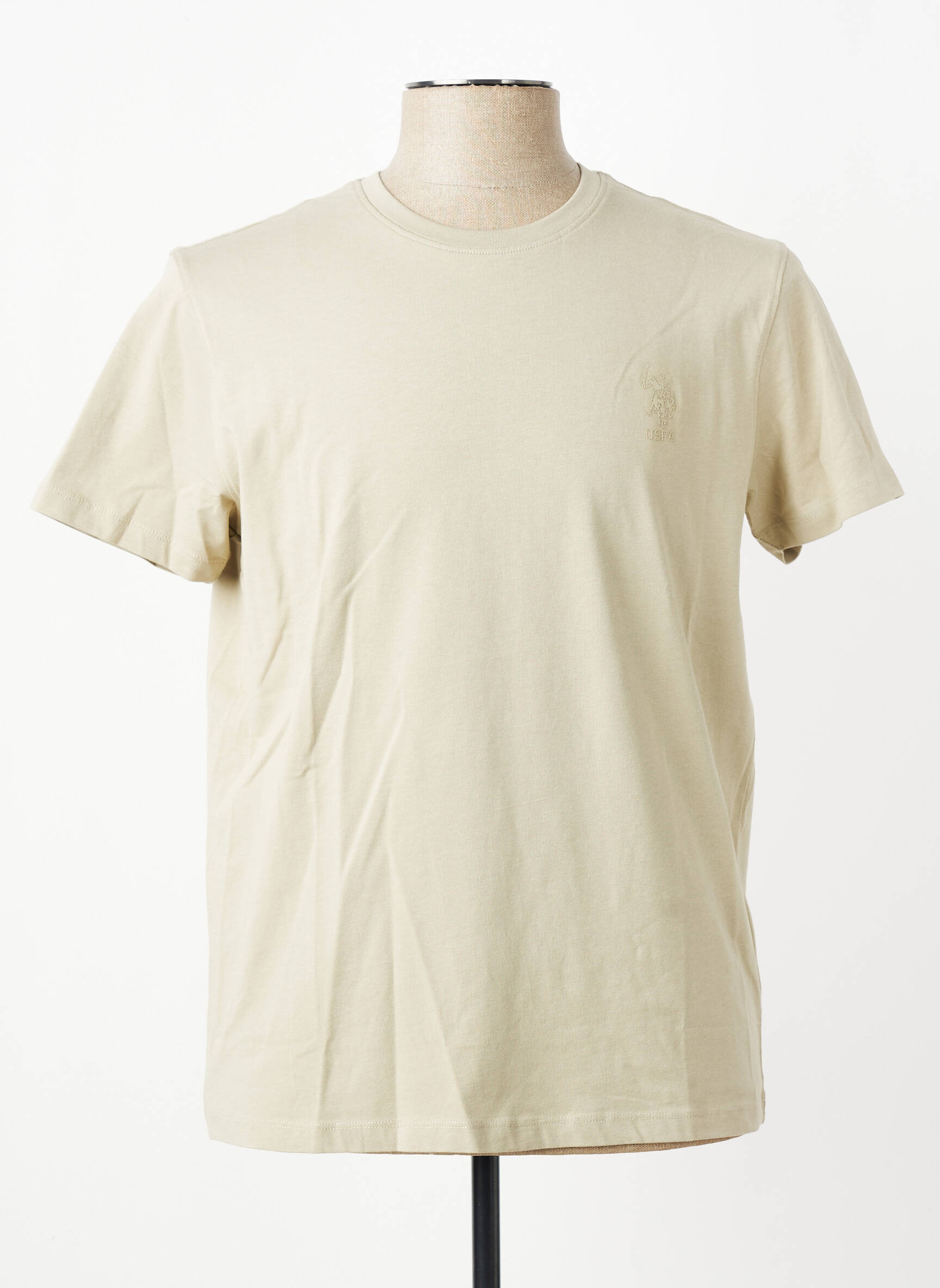 T-shirt broderie manches courtes vert U.S. POLO ASSN homme
