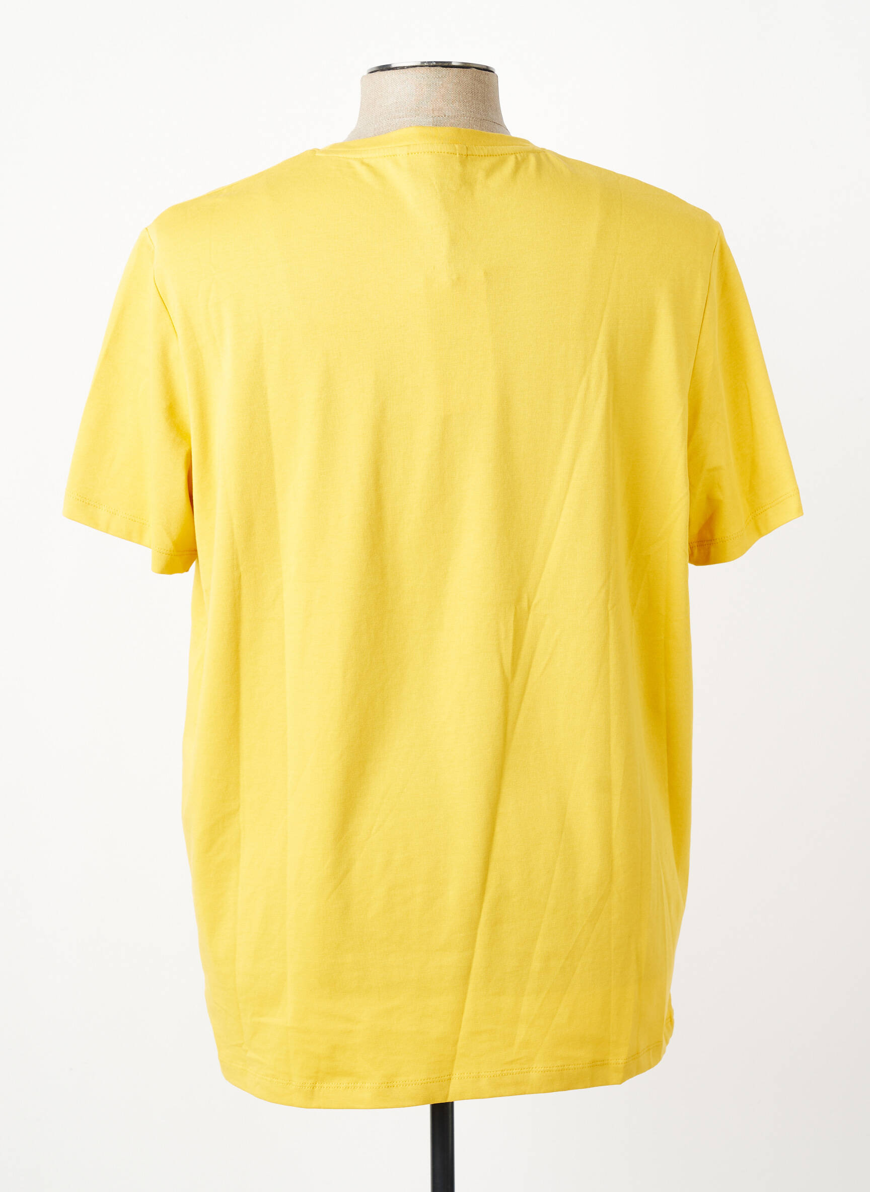 T-shirt broderie manches courtes jaune CAMEL ACTIVE homme