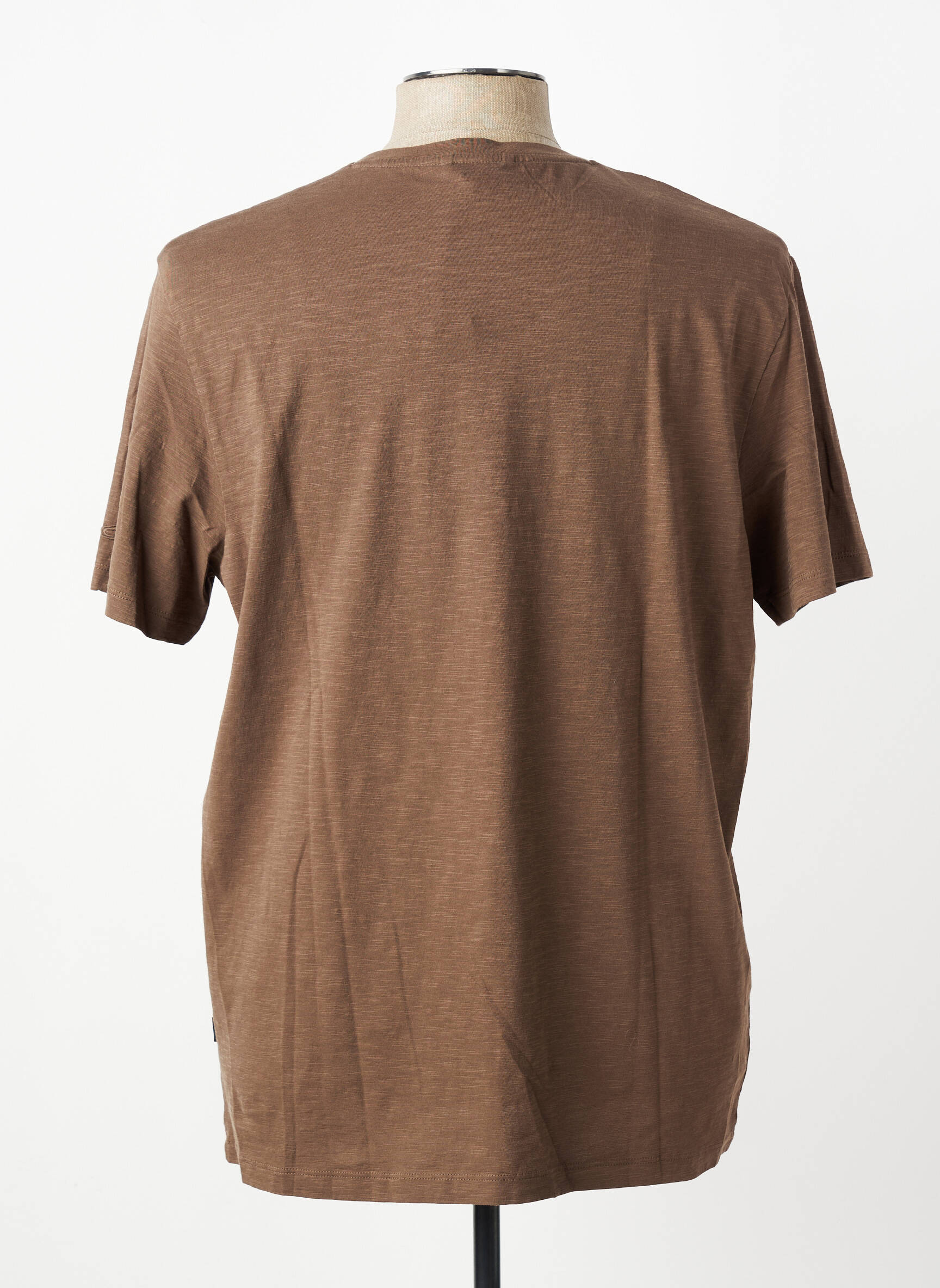 T-shirt coupe cintrée manches courtes marron CAMEL ACTIVE homme
