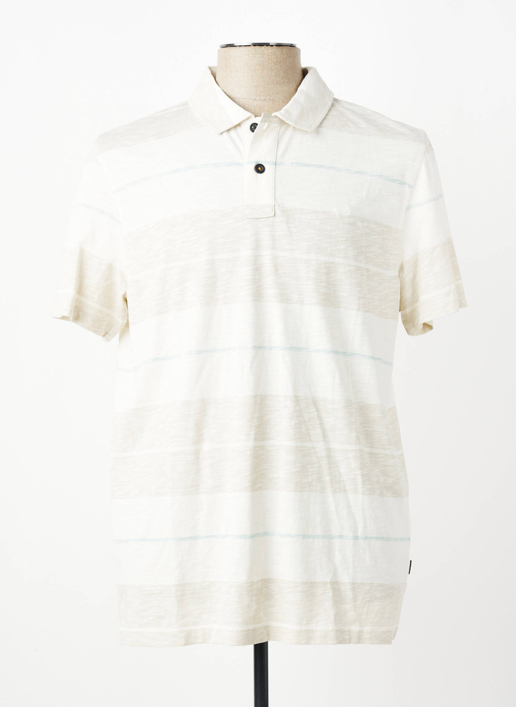 T-shirt coupe cintrée manches courtes beige CAMEL ACTIVE homme