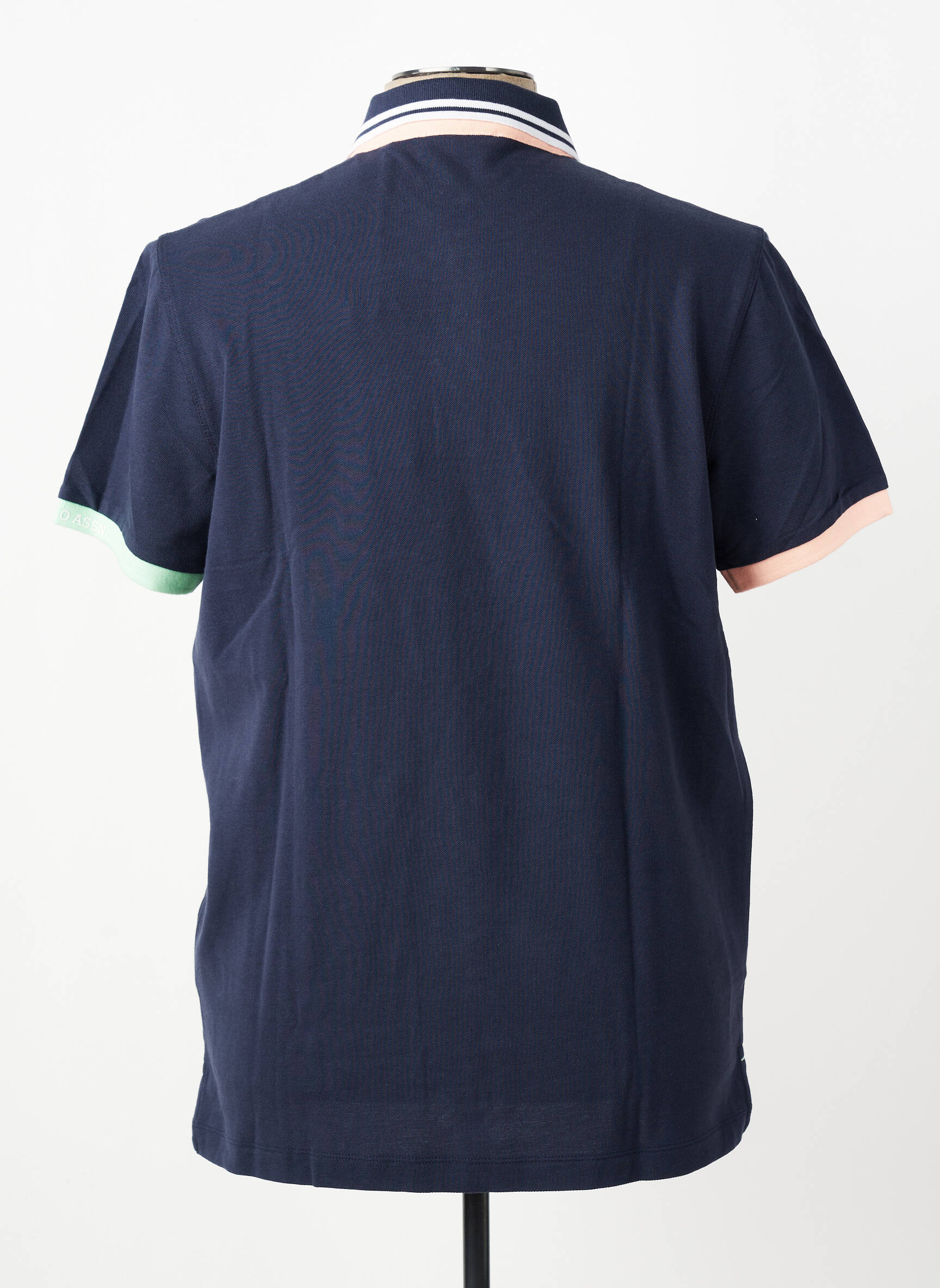 Polo stretch manches courtes bleu U.S. POLO ASSN homme