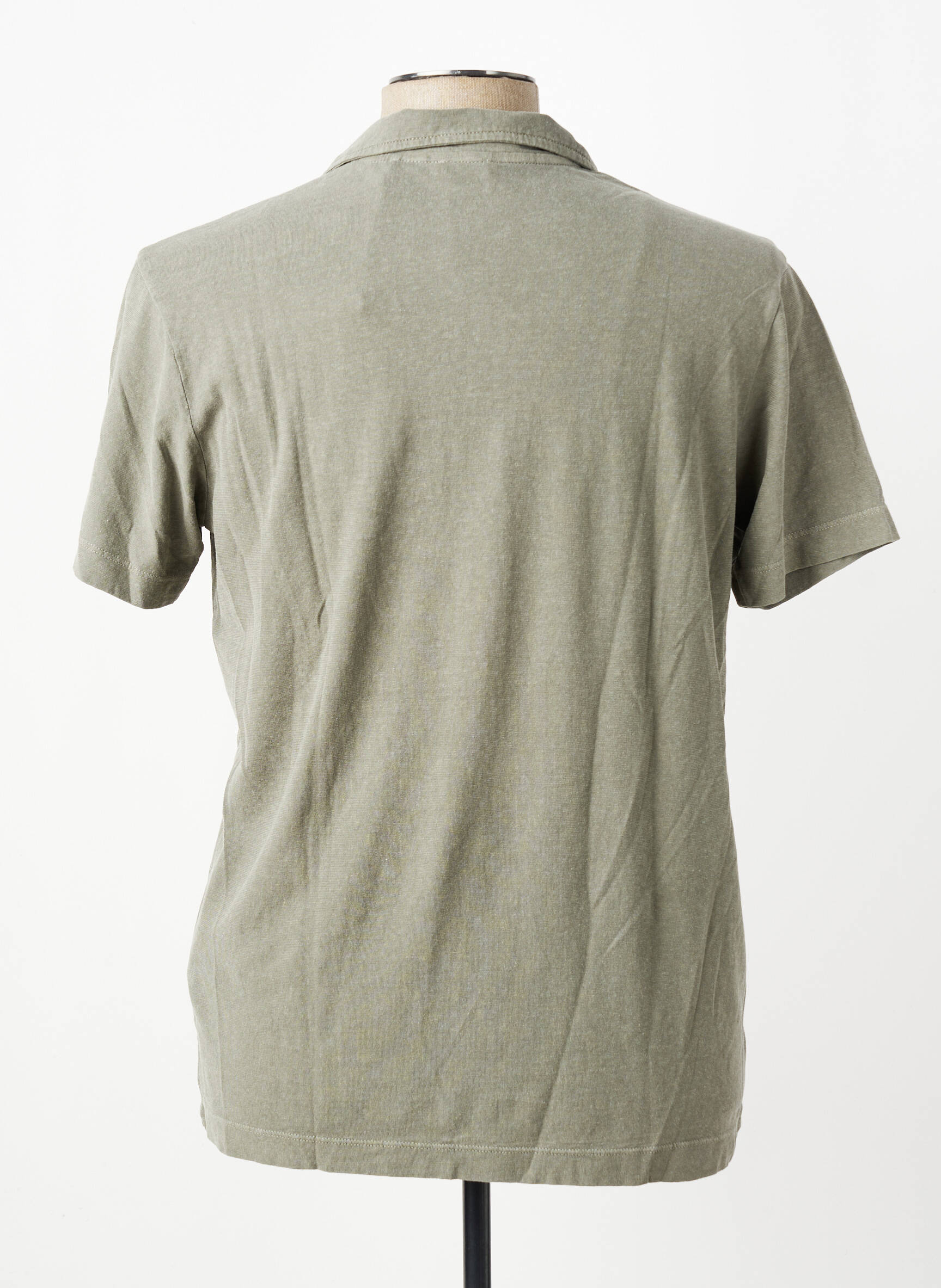 Polo tissage jersey manches courtes vert U.S. POLO ASSN homme