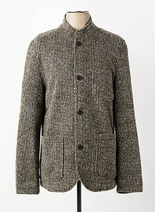 Gilet manches longues fermeture boutonnée sur le devant gris CAMEL ACTIVE homme