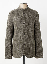 Gilet manches longues fermeture boutonnée sur le devant gris CAMEL ACTIVE homme
