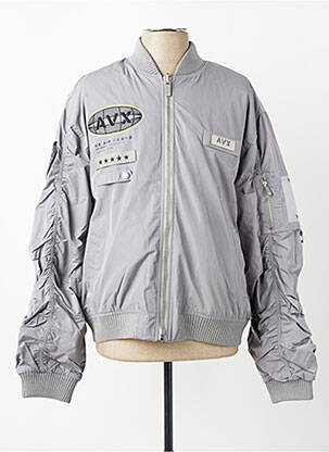 Blouson manches longues gris AVIREX homme