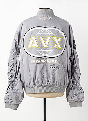 Blouson manches longues gris AVIREX homme