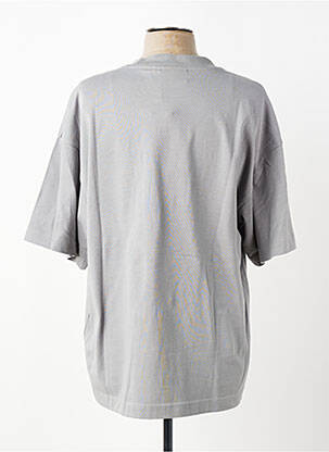 T-shirt broderie manches courtes gris AVIREX homme