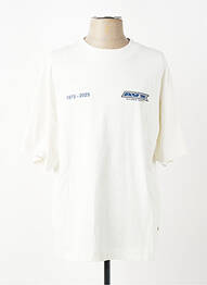 T-shirt coupe droite manches courtes blanc AVIREX homme