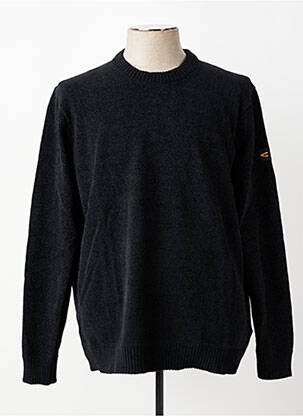 Pull col rond manches longues noir CAMEL ACTIVE homme