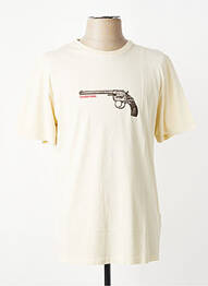 T-shirt coupe cintrée manches courtes beige TRAMAROSSA homme