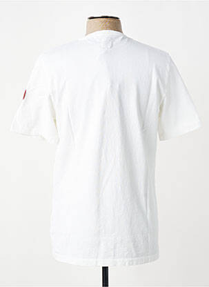 T-shirt coupe cintrée manches courtes blanc TRAMAROSSA homme