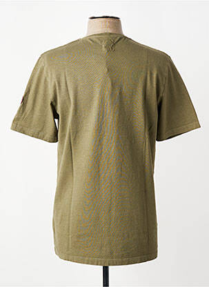 T-shirt coupe cintrée manches courtes vert TRAMAROSSA homme