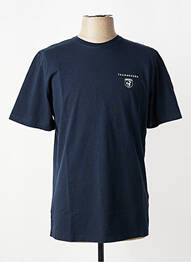 T-shirt coupe cintrée manches courtes bleu TRAMAROSSA homme