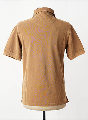 Polo stretch manches courtes marron TRAMAROSSA homme