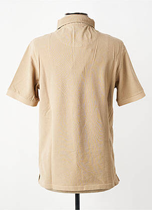 Polo stretch manches courtes marron clair TRAMAROSSA homme