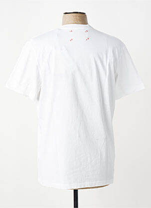 T-shirt coupe cintrée manches courtes blanc BOB homme