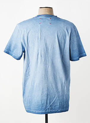 T-shirt coupe cintrée manches courtes bleu BOB homme